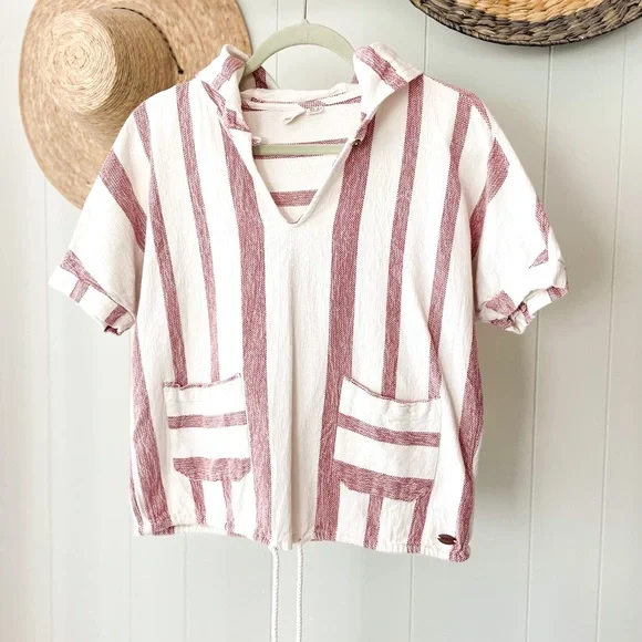 SOLD✨ ROXY Short Sleeve Poncho - Picture 1 of 6